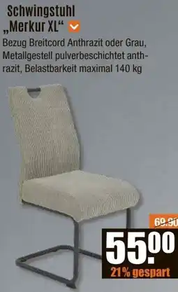 V Baumarkt Schwingstuhl ,,Merkur XL“ Angebot