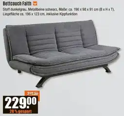 V Baumarkt Bettcouch Faith Angebot