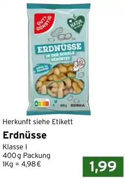 CAP Markt Gut & Günstig Erdnüsse Angebot