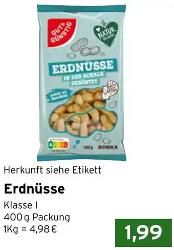 CAP Markt Gut & Günstig Erdnüsse Angebot