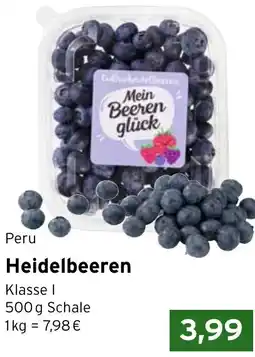 CAP Markt Peru Heidelbeeren Angebot