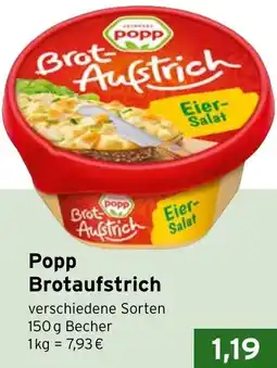 CAP Markt Popp Brotaufstrich Angebot