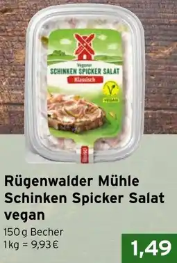 CAP Markt Rügenwalder Mühle Schinken Spicker Salat vegan Angebot