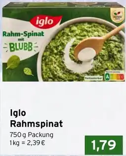 CAP Markt Iglo Rahmspinat Angebot