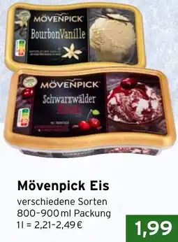 CAP Markt Mövenpick Eis Angebot