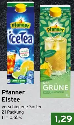 CAP Markt Pfanner Eistee Angebot