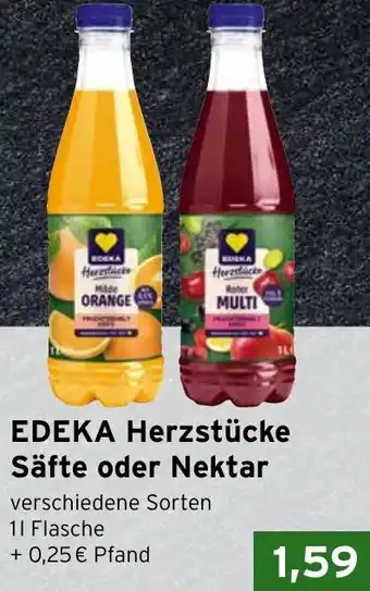 CAP Markt EDEKA Herzstücke Säfte oder Nektar Angebot