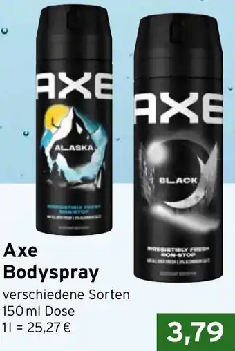CAP Markt Ахе Bodyspray Angebot