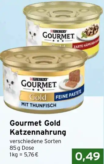 CAP Markt PURINA Gourmet Gold Katzennahrung Angebot