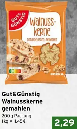 CAP Markt Gut&Günstig Walnusskerne gemahlen Angebot