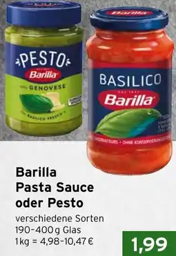 CAP Markt Barilla Pasta Sauce oder Pesto Angebot
