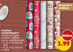 PENNY Premium Geschenkpapier Angebot