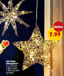 PENNY LED-Deko Hängestern Angebot