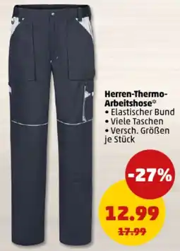 PENNY Herren-Thermo Arbeitshose Angebot