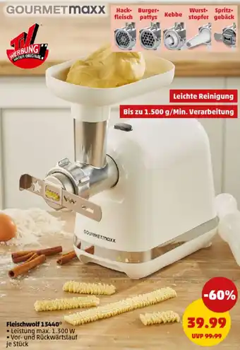PENNY GOURMETmaxx Fleischwolf 13440 Angebot