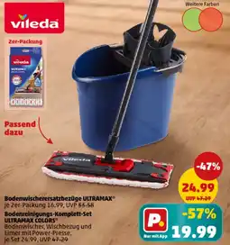 PENNY Vileda Bodenreinigungs-Komplett-Set ULTRAMAX COLORS Angebot