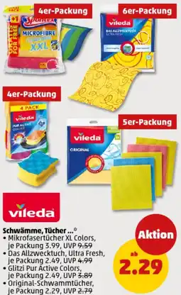 PENNY Vileda Schwämme, Tücher Angebot