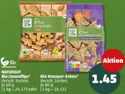 PENNY NATURGUT Bio Linsenflips oder Bio Knusper-Ecken Angebot