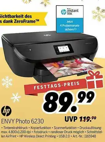 MEDIMAX Hp Envy Photo 6230 Angebot