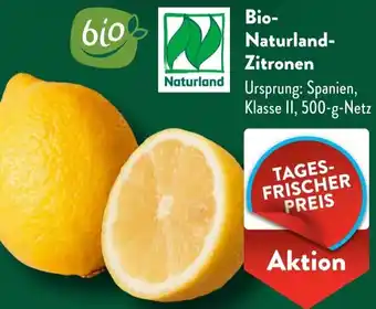 Aldi Süd Bio Naturland Zitronen Angebot
