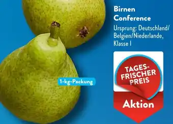 Aldi Süd Birnen Conference Angebot