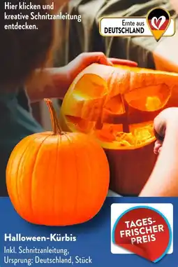 Aldi Süd Halloween-Kürbis Angebot