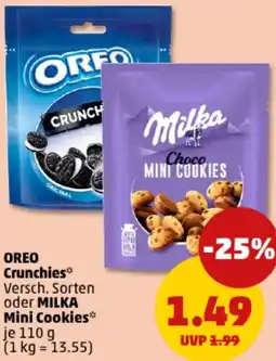 PENNY ORFO Crunchies oder MILKA Mini Cookies Angebot