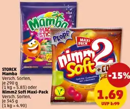 PENNY STORCK Mamba oder Nimm2 Soft Maxi-Pack Angebot