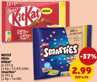 PENNY NESTLÉ Minis KitKat oder Smarties Angebot