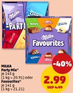 PENNY MILKA Party Mix oder Favourites Angebot
