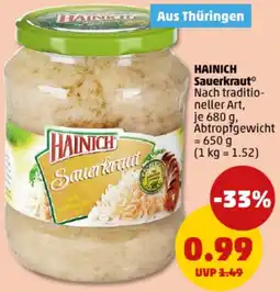 PENNY HAINICH Sauerkraut Angebot