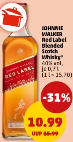 PENNY JOHNNIE WALKER Red Label Blended Scotch Whisky Angebot