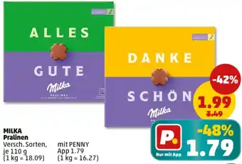PENNY MILKA Pralinen Angebot