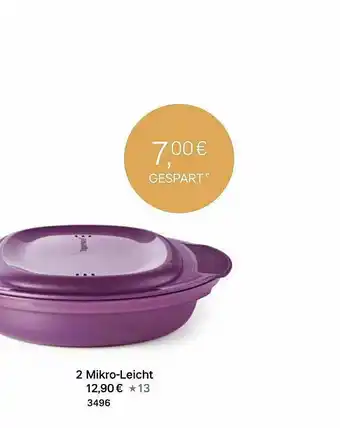 Tupperware 2 Mikro-leicht Angebot