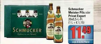 alldrink Schmucker Meister Pils Oder Privat Export Angebot