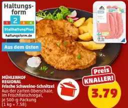 PENNY MÜHLENHOF REGIONAL Frische Schweine-Schnitzel Angebot