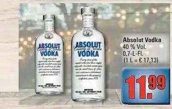 alldrink Absolut Vodka Angebot