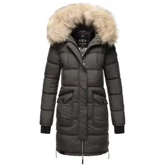 Netto Marken-Discount MARIKOO Damen Winter Parka Steppmantel mit Abnehmbarem Kunstfellkragen Chaskaa Angebot