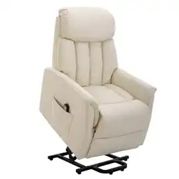 Netto Marken-Discount HOMCOM Elektrischer Aufstehsessel Kunstleder, Schaumstoff Angebot