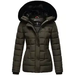 Netto Marken-Discount MARIKOO Damen Outdoor Winter Steppjacke mit abnehmbarer Kapuze Qesraa Angebot