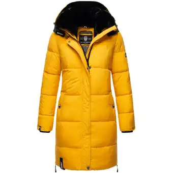 Netto Marken-Discount MARIKOO Damen Winterjacke Steppmantel Weichem Innenkragen & Abnehmbarer Kapuze Streliziaa Angebot