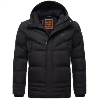 Netto Marken-Discount STONE HARBOUR Herren Winter Jacke Outdoor Parka Steppjacke warm gefüttert mit Kapuze Romaan Angebot