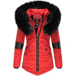 Netto Marken-Discount NAVAHOO Damen Winterjacke edle Steppjacke mit Schwarzem Kunstpelzkragen Nirvana Angebot