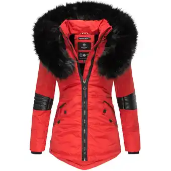 Netto Marken-Discount NAVAHOO Damen Winterjacke edle Steppjacke mit Schwarzem Kunstpelzkragen Nirvana Angebot