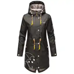 Netto Marken-Discount NAVAHOO Damen Funktions Jacke Regen Mantel Outdoor Parka Wasserdicht mit Kapuze Dancing Umbrella Angebot