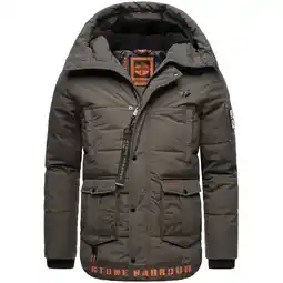 Netto Marken-Discount STONE HARBOUR Herren Stylische Outdoorjacke Winterjacke mit Teddyfell Innenfutter Admaroo Angebot
