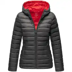 Netto Marken-Discount MARIKOO Damen modische Steppjacke Übergangsjacke mit großer Kapuze Lucy Angebot