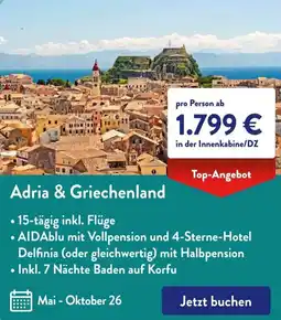 Aldi Süd Adria & Griechenland Angebot