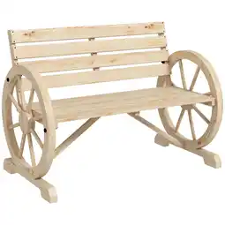 Netto Marken-Discount Outsunny Gartenbank Tannenholz Angebot