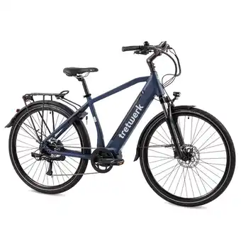 Netto Marken-Discount Tretwerk Sonic Pedelec 28 Zoll E Bike Trekkingrad 160 - 180 cm Elektrofahrrad Trekking 8 Gänge blau Angebot